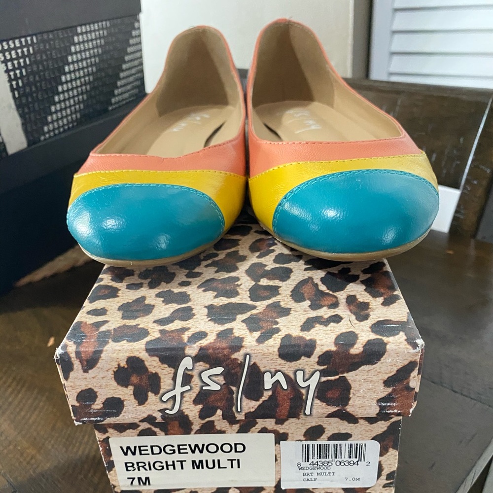 Multi colored flats
